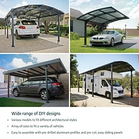 Canopia by Palram Arizona Wave 19 ft. x 16 ft. Double Wings Shape Carport