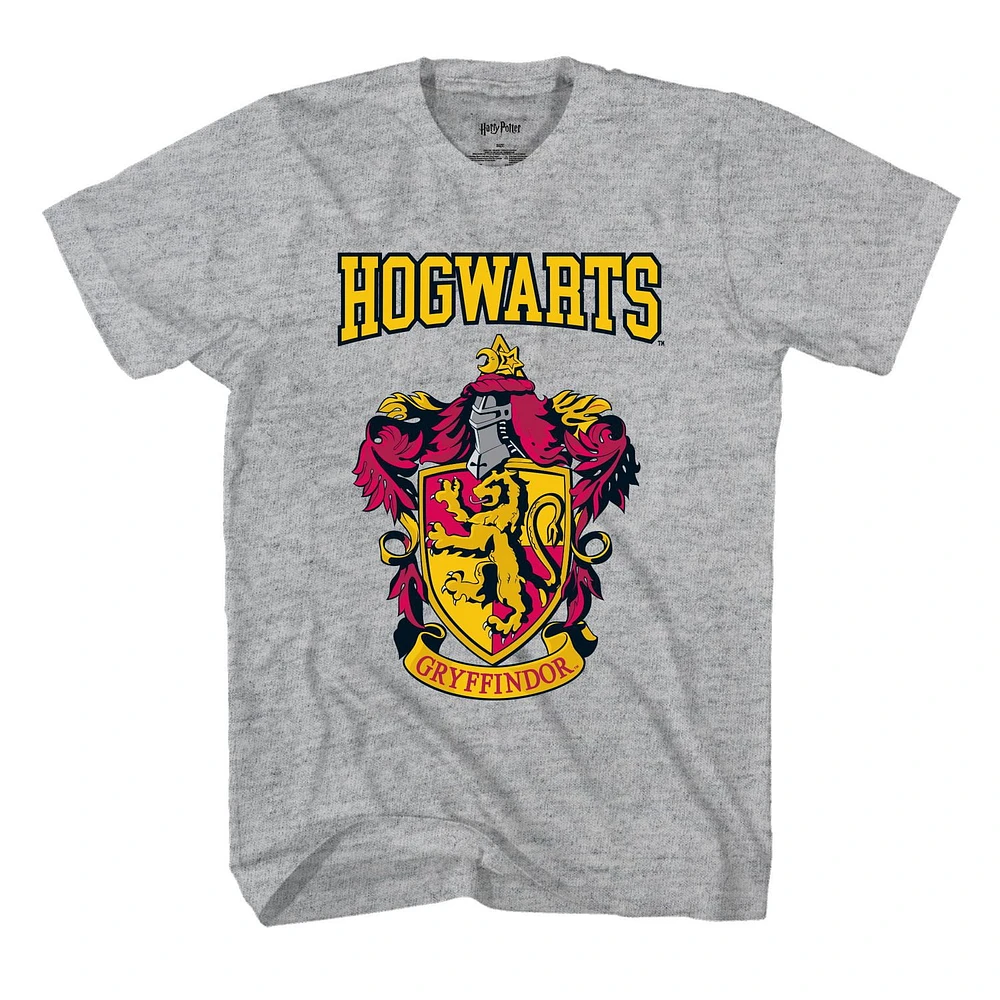 T-shirt à manches courtes Harry Potter Gryffondor Crest pour homme