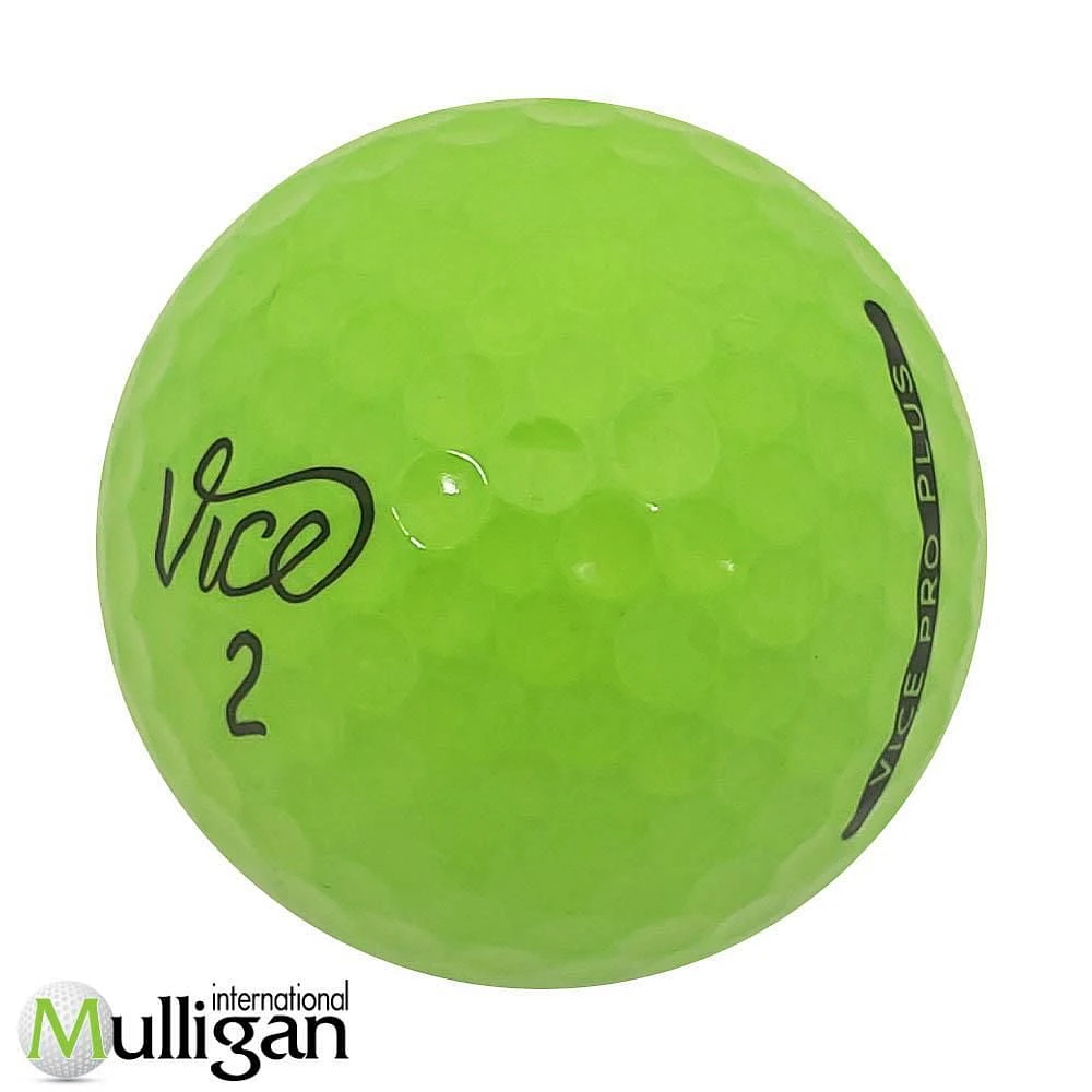 Mulligan - 36 Vice pro mix 5A Recycled Used Golf Balls, Green