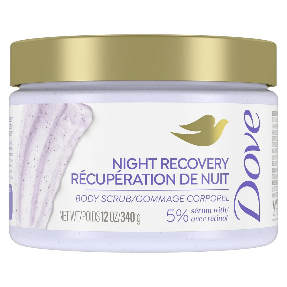 Dove Body Love Night Recovery Body Scrub, 340g