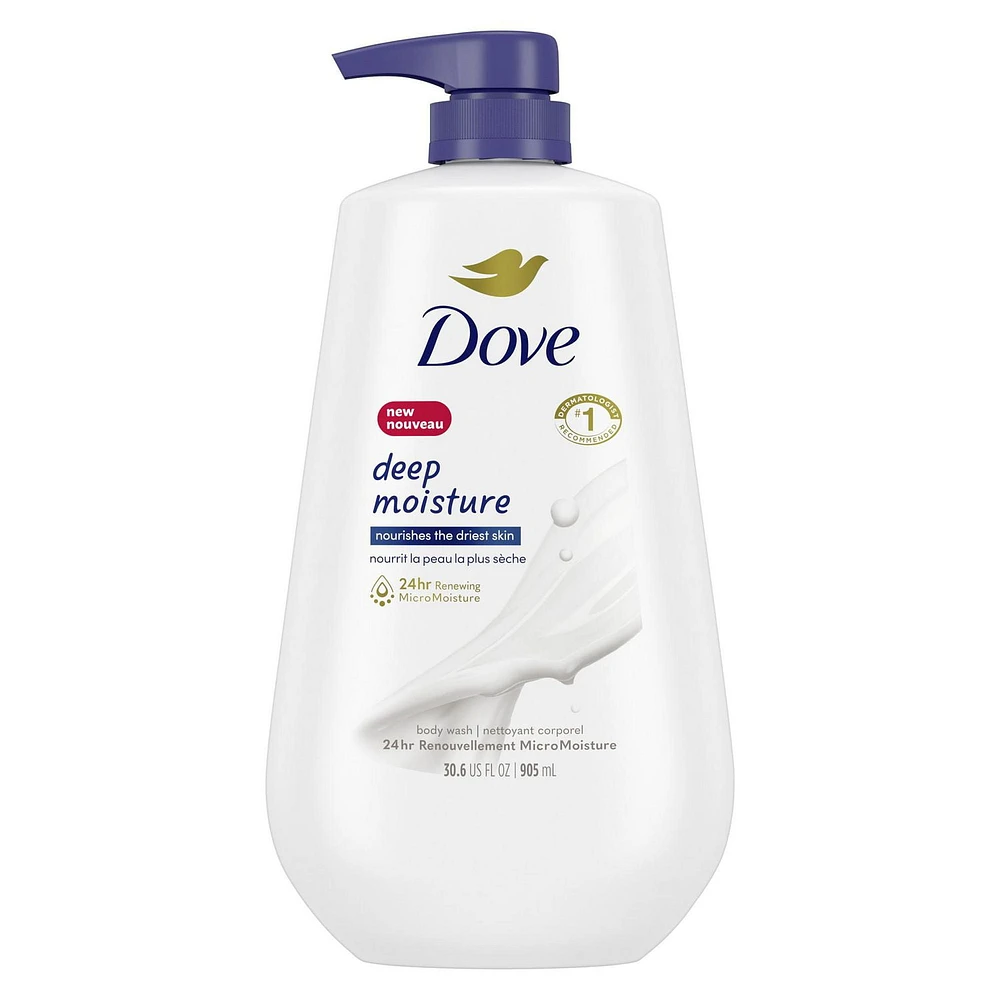 Dove Deep Moisture Body Wash with Pump, 905ml