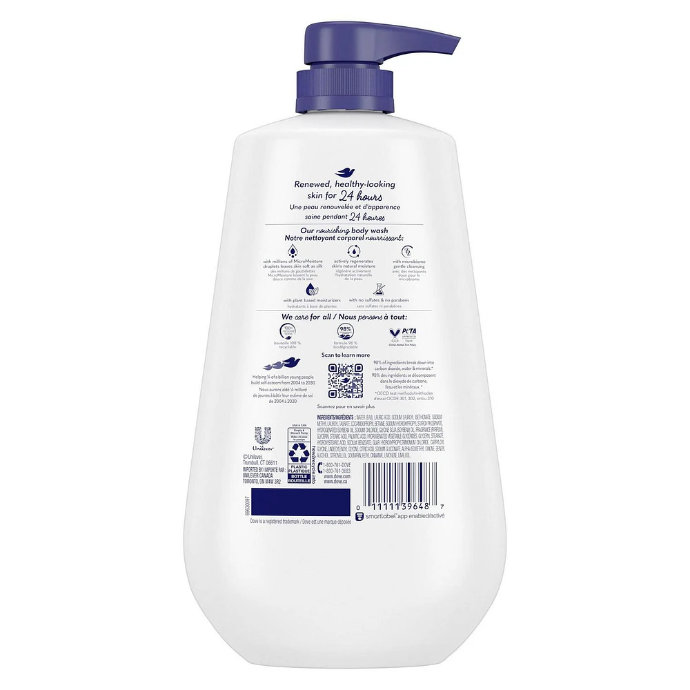 Dove Deep Moisture Body Wash with Pump, 905ml