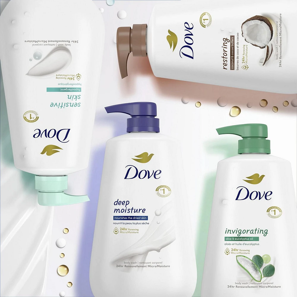 Dove Deep Moisture Body Wash with Pump, 905ml