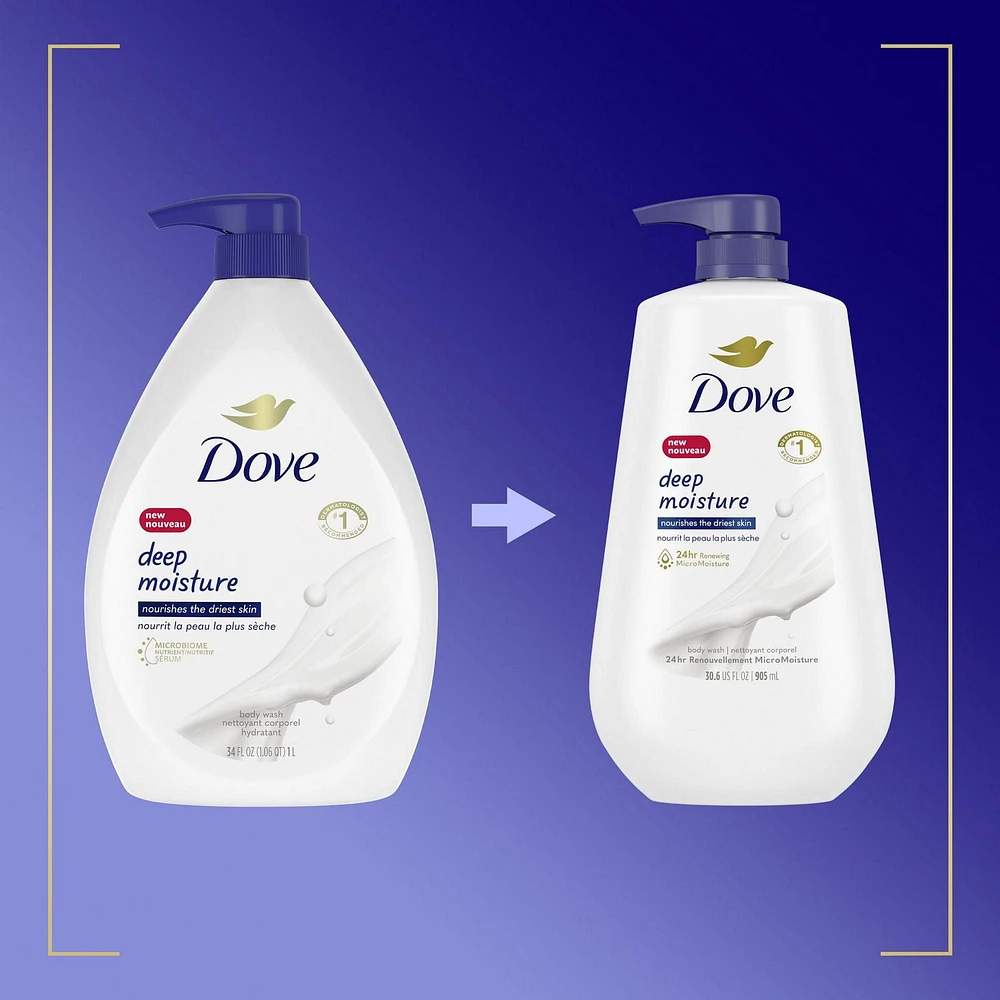 Dove Deep Moisture Body Wash with Pump, 905ml