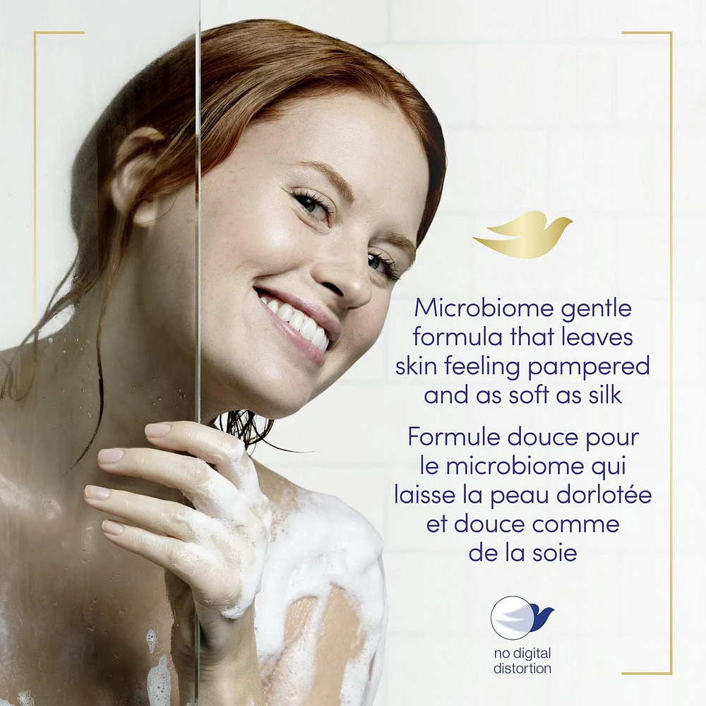 Dove Body Wash with Pump for 24hr Lotion-Soft Skin Pamper Shea Butter & Vanilla Moisturizing Skin Cleanser with No Sulfates No Parabens 905 ml, 905ml