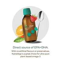 Nature's Way NutraVege Omega 3 Strawberry Orange Liquid