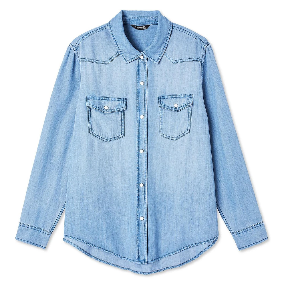 George Women's Denim Shirt