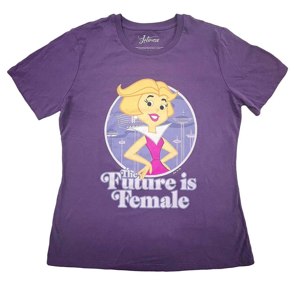 The Jetsons Ladies Future is Female Short Sleeve Crew