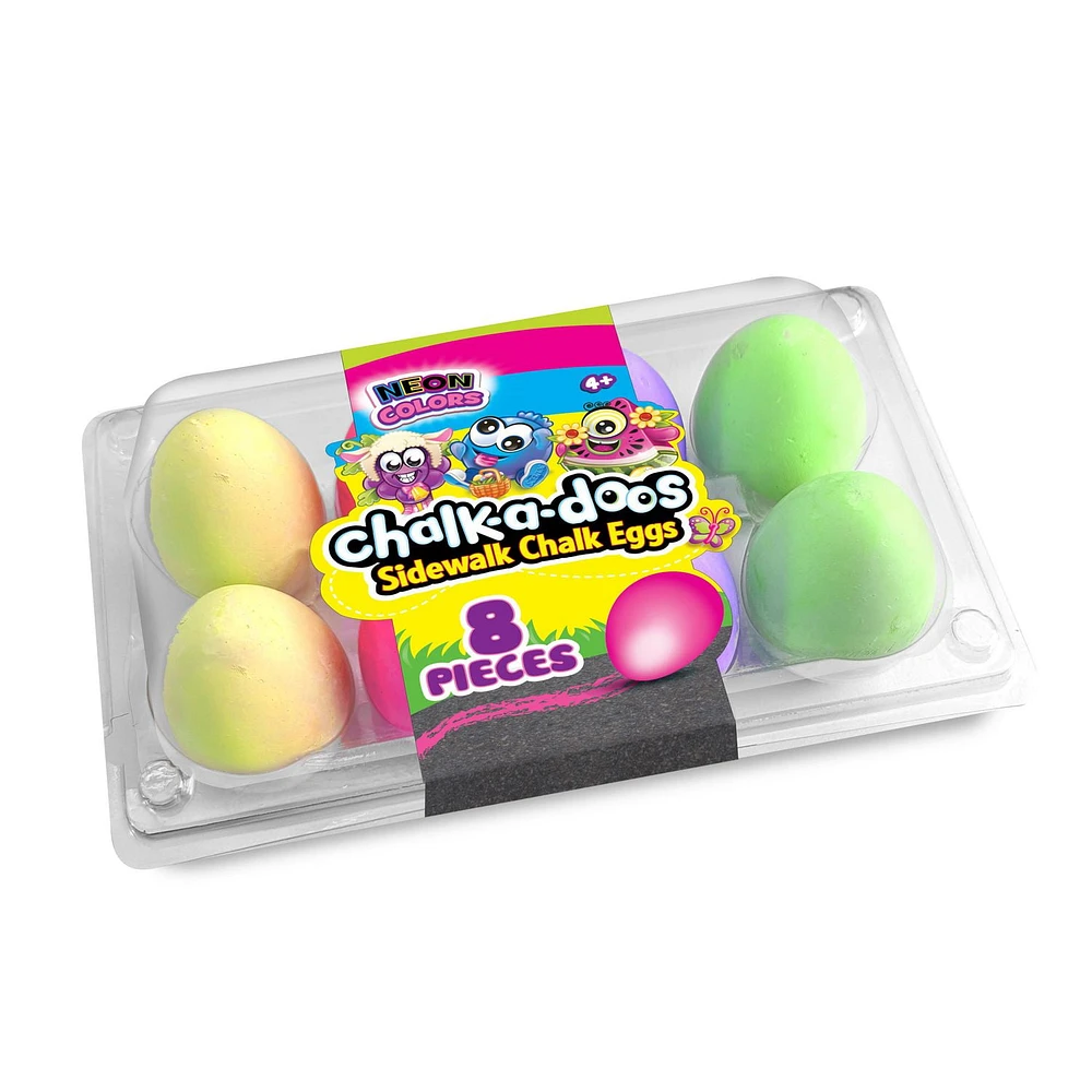 Easter Chalkadoos Sidewalk Chalk - Neon