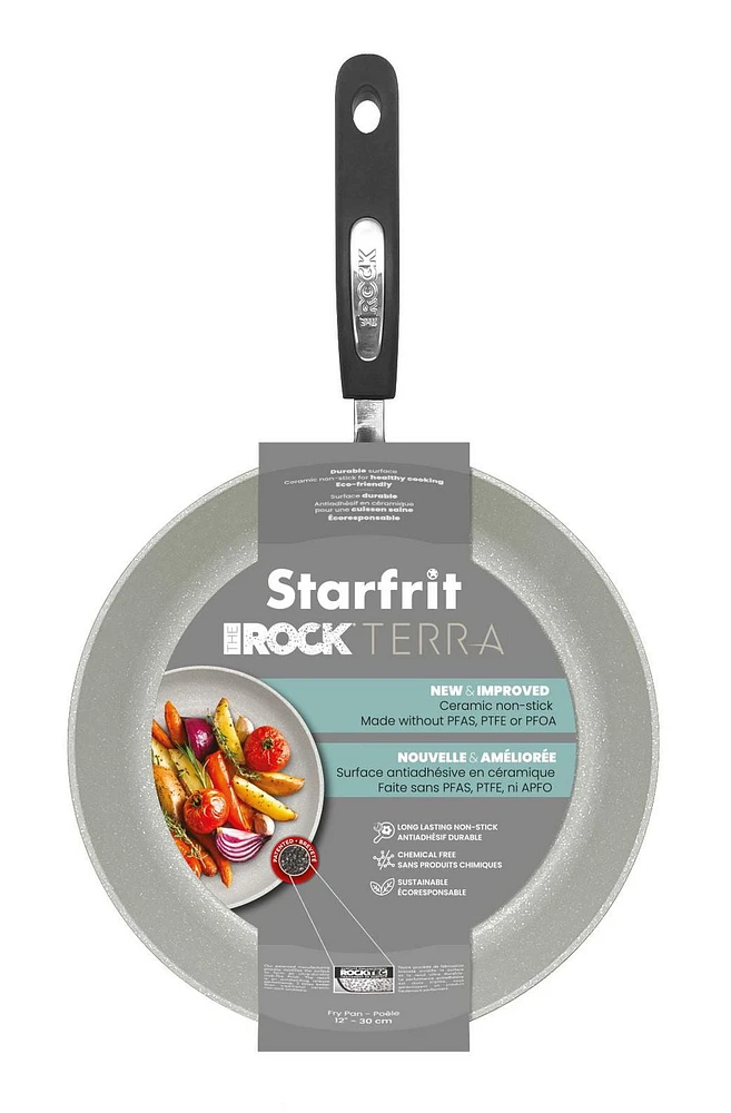 Starfrit The Rock Terra Collection 12" (30cm) Fry Pan, No PFAS, PTFE or PFOA