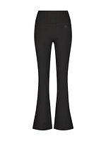 Reebok Legging évasé taille haute Reflex avec poches pour femmes