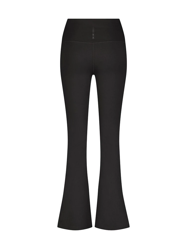 Reebok Legging évasé taille haute Reflex avec poches pour femmes