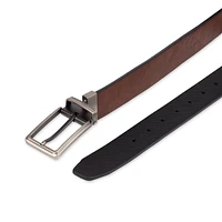 Tailored Flex by Haggar Men's Two-In-One Reversible Dress Casual Stretch Belt