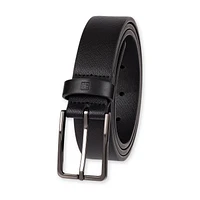 Ceinture habillée en cuir saffiano extensible pour hommes Tailored Flex de Haggar