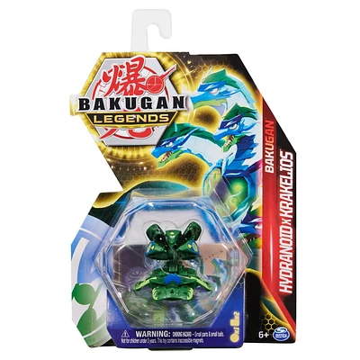 Bakugan Legends, Hydranoid X Krakelios, 2-inch-Tall Collectible Action Figure and Trading Cards, Kids Toys for Boys 6 and up