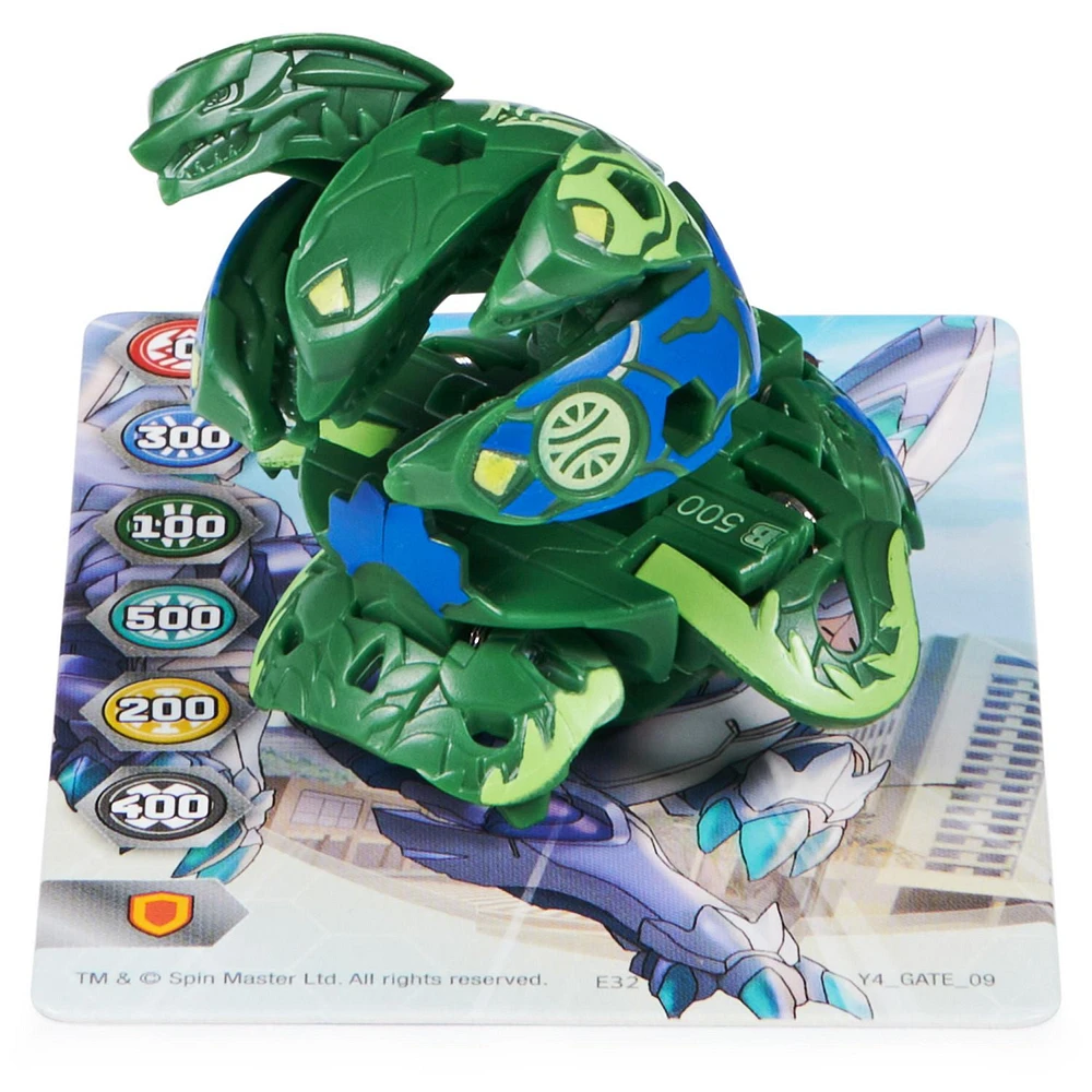 Bakugan Legends, Hydranoid X Krakelios, 2-inch-Tall Collectible Action Figure and Trading Cards, Kids Toys for Boys 6 and up