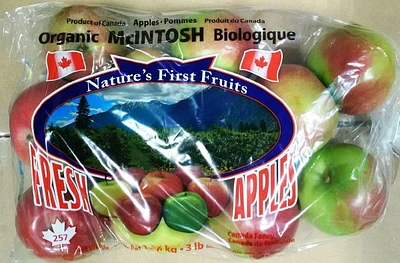 Organic McIntosh Apples Nature's First Fruit