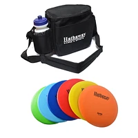 Disc Golf Starter Set with 6 Discs and Case