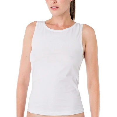 Camisole Elita Essentials en Coton Extensible Pour Femmes à encolure  Haute