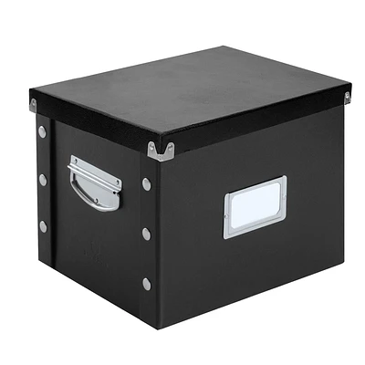 Snap-N-Store Letter Size File Box, Black