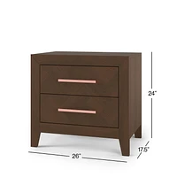 Child Craft Kieran Nightstand with 2-Drawers