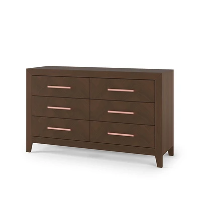 Child Craft Commode double à 6 tiroirs Kieran