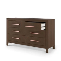 Child Craft Commode double à 6 tiroirs Kieran