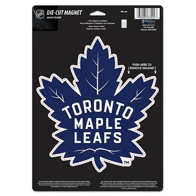 Toronto Maple Leafs Die Cut Logo Magnet 6.25" x 9"