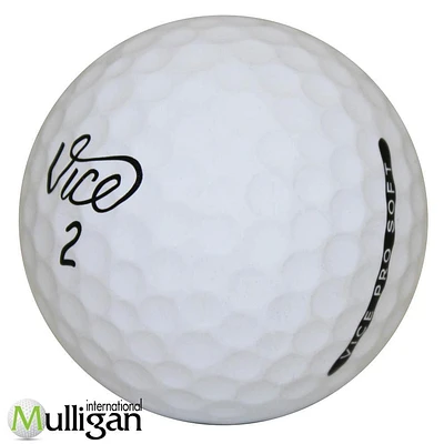 Mulligan - 12 Vice Prosoft Matte  5A Pristine Recycled Used Golf Balls