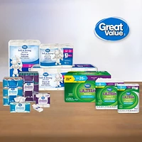 Great Value Ultra Paper Towels, 12 Equal 26 Rolls, 98 Sheets/roll, 2-ply, 98 Sheets/roll