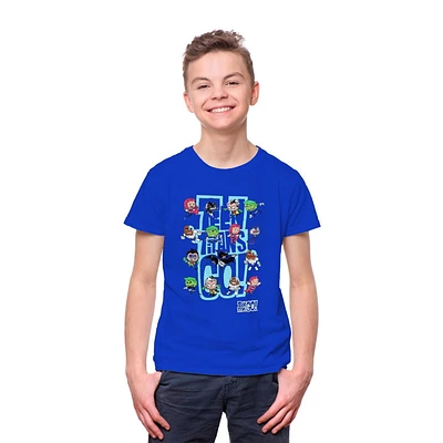 Boys Teen Titans Go! Grid T-Shirt