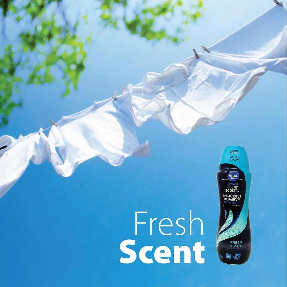 Great Value In-Wash Fresh Scent Booster, 422 g