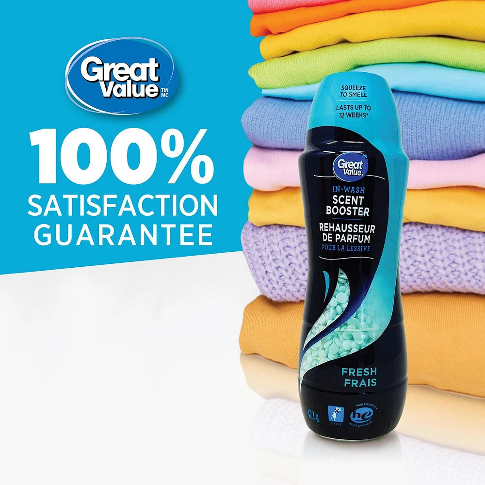 Great Value In-Wash Fresh Scent Booster, 422 g