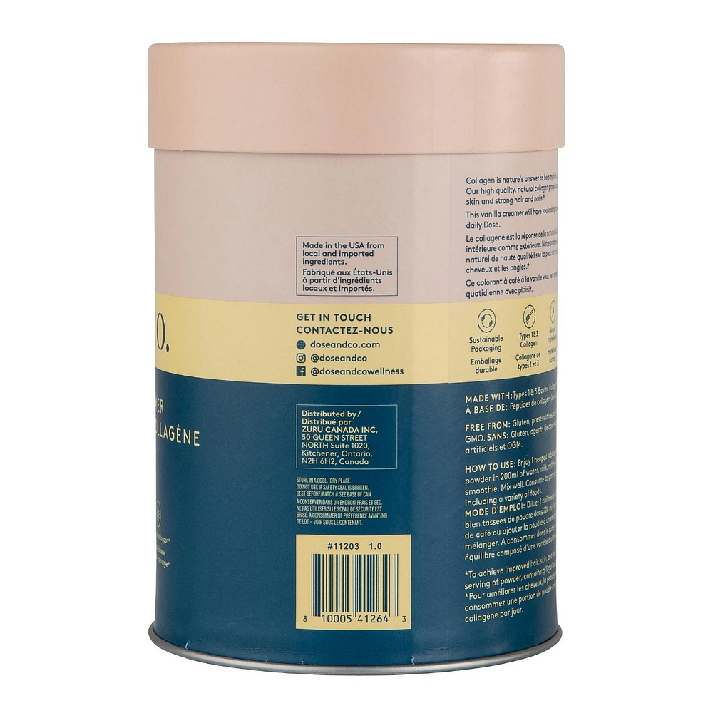 Dose & Co Vanilla Collagen Creamer