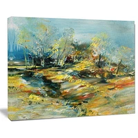 Design Art Abstract Landscape Canvas Print