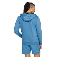 Haut à capuchon en molleton zippé sur la longueur Athletic Works pour hommes Tailles P-2XL