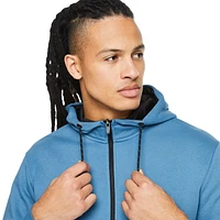 Haut à capuchon en molleton zippé sur la longueur Athletic Works pour hommes Tailles P-2XL