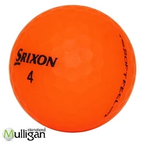 Mulligan - 36 Srixon Soft Feel - Matte - 5A Recycled Used Golf Balls, Orange