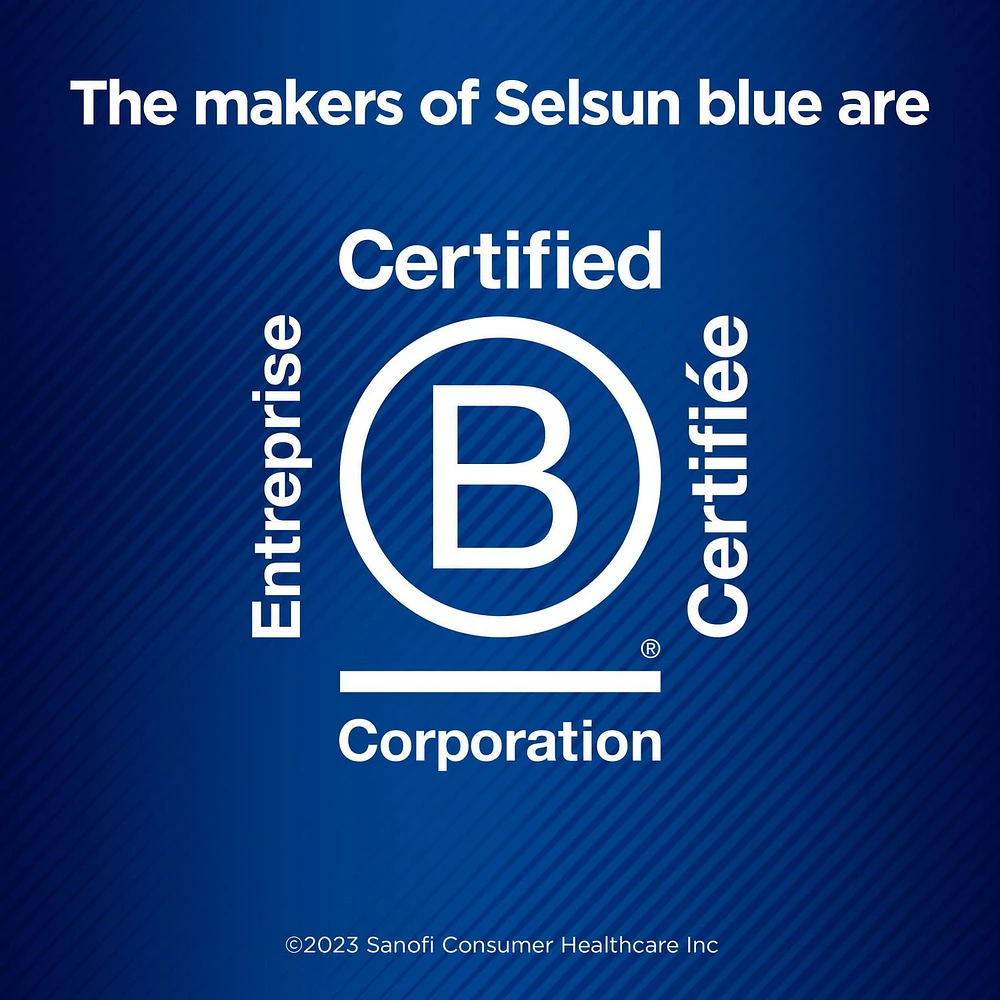 Selsun Blue Shampooing anti-pelliculaire 2 en 1, 300 ml – Aide à contrôler les pellicules, les démangeaisons et desquamation associées aux pellicules, nettoie et revitalise en une même  étape 300 ml