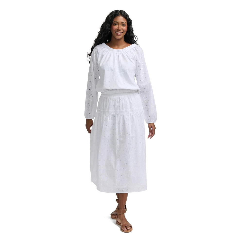 Haut à manches longues et à œillets Mexx pour femme XS-XXL