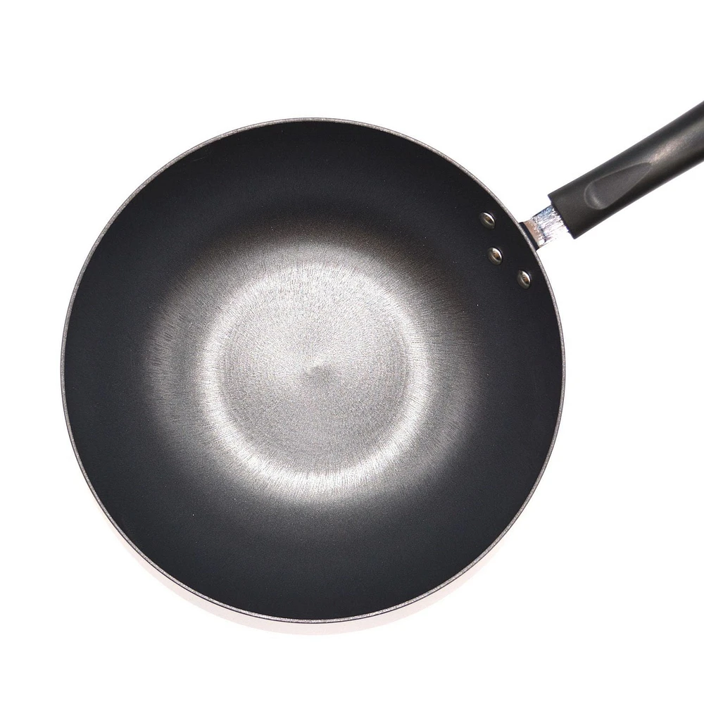 Starfrit 12 inch Cast Iron Wok, Non-stick