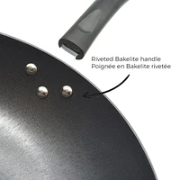 Starfrit 12 inch Cast Iron Wok, Non-stick