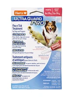 Hartz Ultraguard plus Flea & Tick Treatment for Dogs And Puppies 6 to 14 Kg, Each package contains 3 tubes, usage 1 tube per month.  Do not use on dogs under 12 weeks of age.