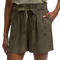Short en lin à œillets Mexx pour femme XS-XXL