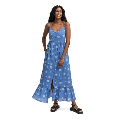 Robe longue à décolleté en cœur Mexx pour femme XS-XXL