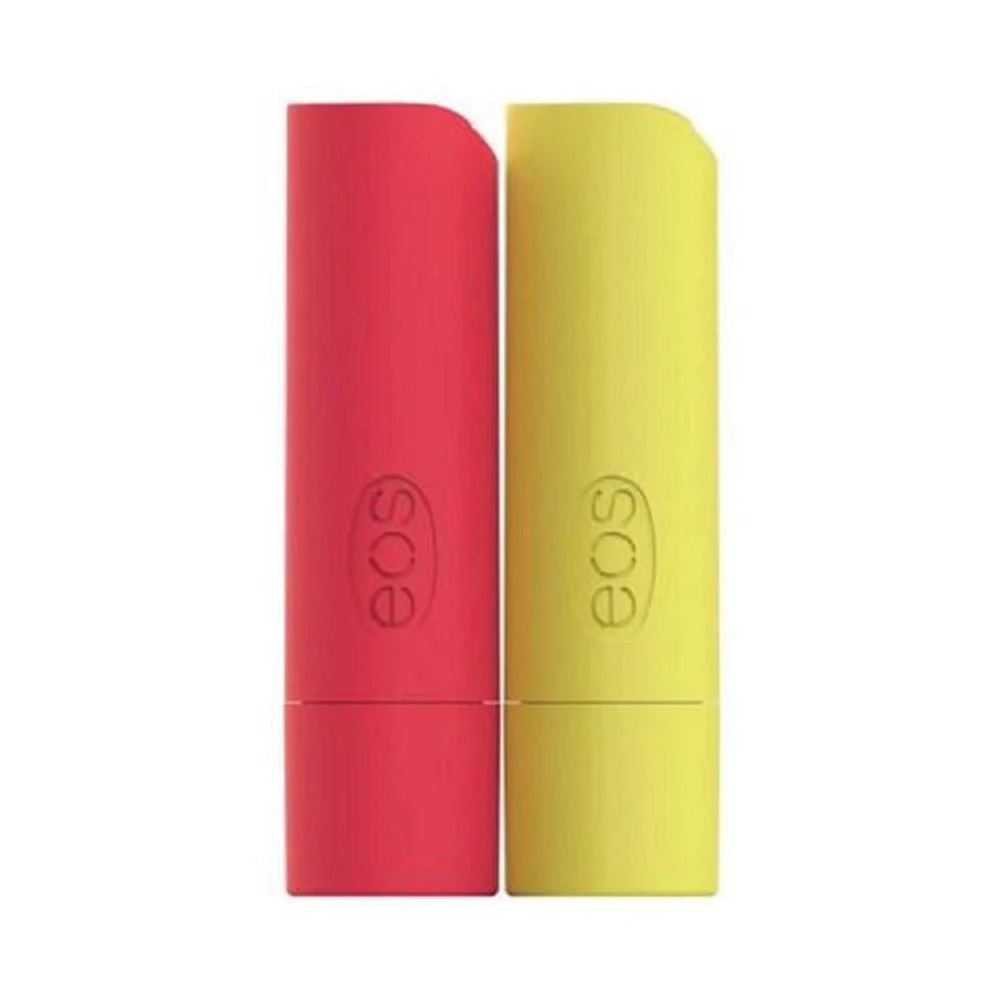 eos 100% Natural Lip Balm Sticks- Pineapple Passionfruit & Coconut Milk, All-Day Moisture, 4g, 2-Pack, Stick 2 Pack (8g)