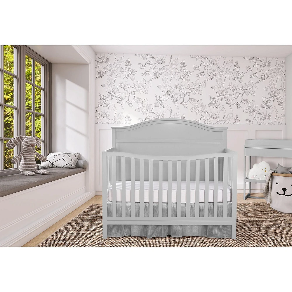 Dream On Me Grace 5 in 1 Convertible Crib made with Sustainable New Zealand Pinewood