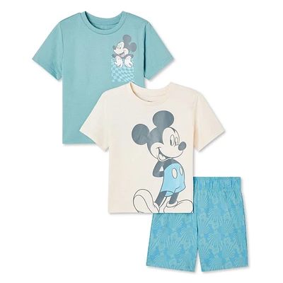 Disney Toddler Boys' Mickey Mouse Short 3-Piece Set