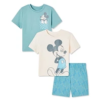 Disney Toddler Boys' Mickey Mouse Short 3-Piece Set