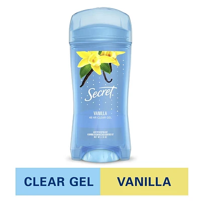 Antisudorifique et désodorisant gel clarté Secret